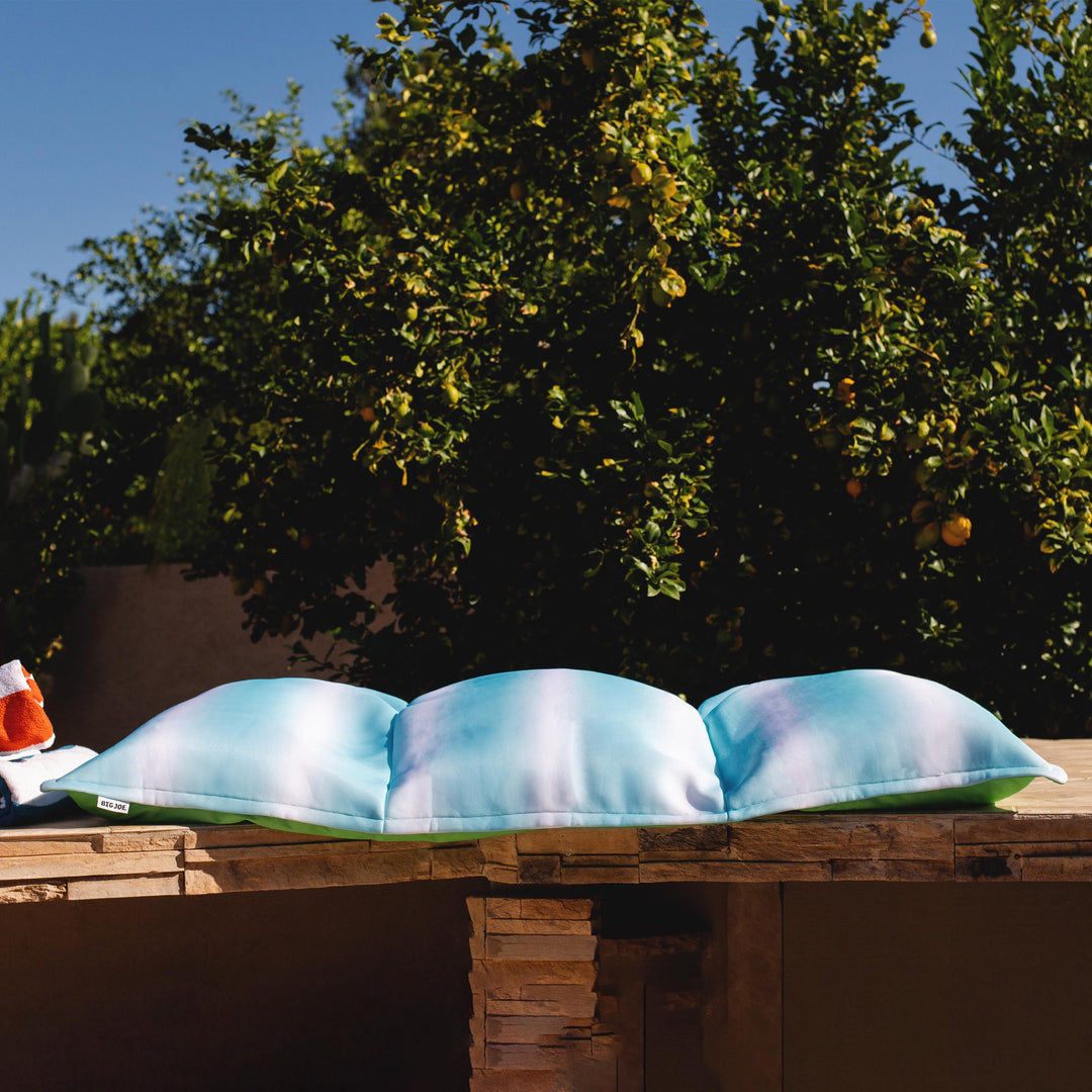 Lagoon lounger bean float #color_rolling-wave-aqua